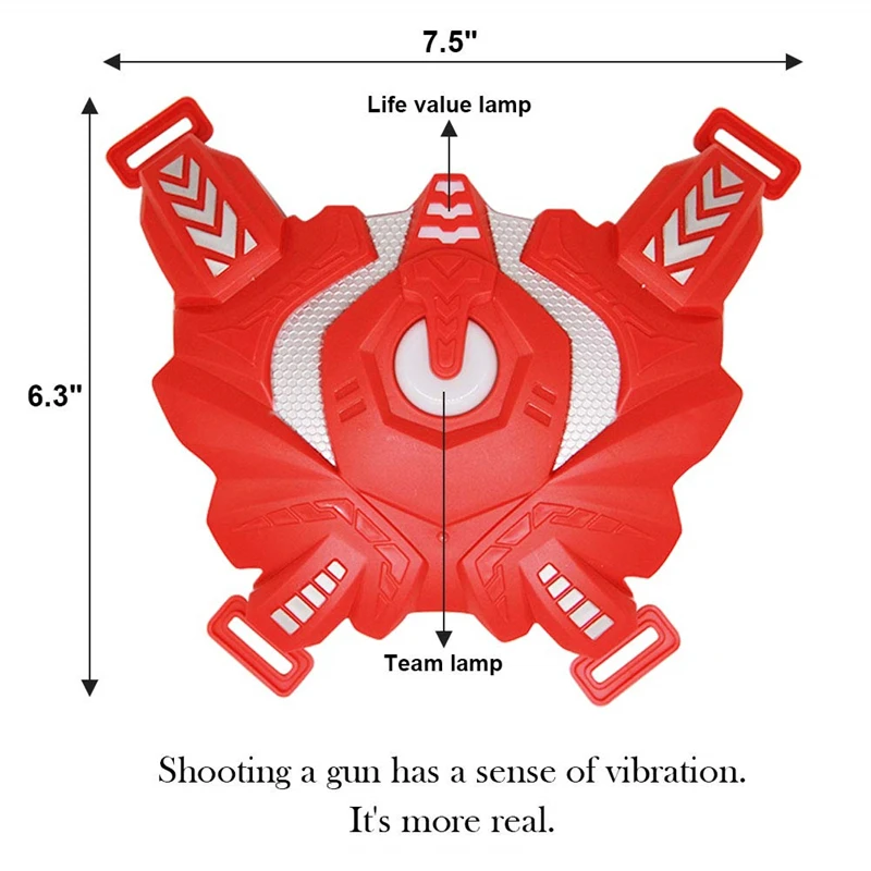 new infrared laser tag toy gun versus gunshot light indoor and outdoor game gift set Children gift Kids Multiplayer-2guns+2vest