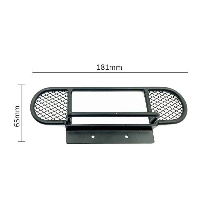 Metal Front Bumper Front Guard for 1/10 RC RC4WD D90 D110 Climbing RC Car Aluminum Hand Made Front Bumper DIY Model Car Parts