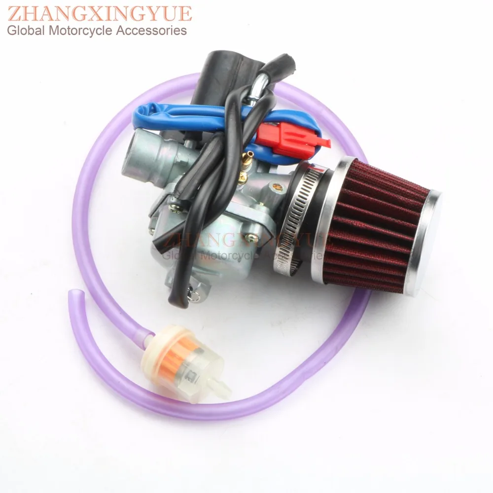 19mm Carburetor Moped Carb for 2 Stroke Candy 50 lron 50 Kallio 50 Race GT50 Race GT50B Speed 50 Spin GE50 2T 1E40QMB 1PE40QMB