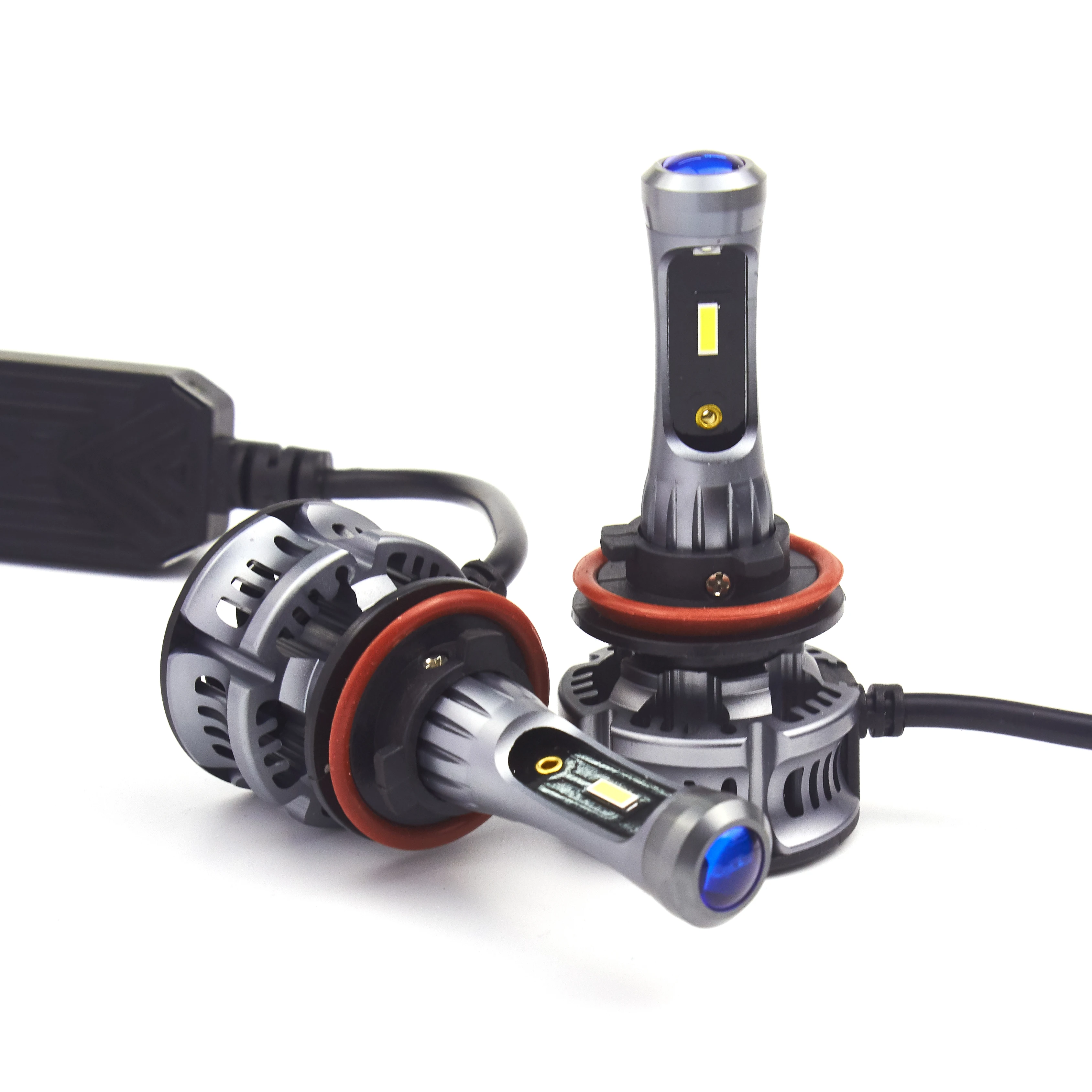 H7 LED car Angel Eyes Lamp LED H11 H8 Lights 9005 HB3 9006 HB4 Mini Projector Lens LED Car Headlight Bulbs 12V 6500k led bulbs