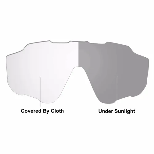 Imagen 2 del producto HKUCO lentes fotocromáticas de repuesto para Jawbreaker, color gris claro