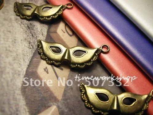 Vintage Jewelry DIY materials wholesale Zakka manual material wholesale 31*12MM Masquerade Mask