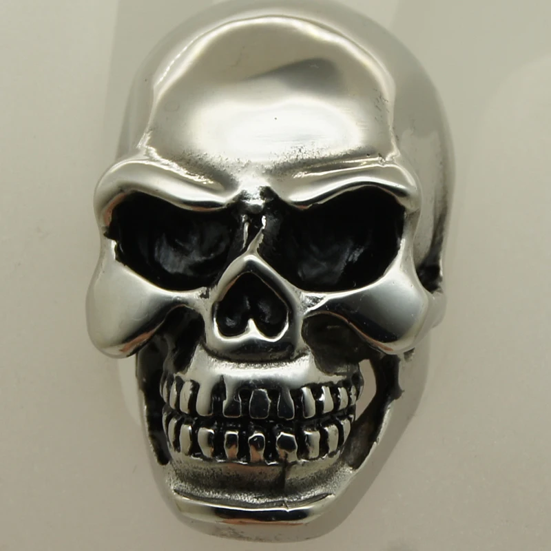 super big & heavey skull rocky biker 316L stainless steel ring