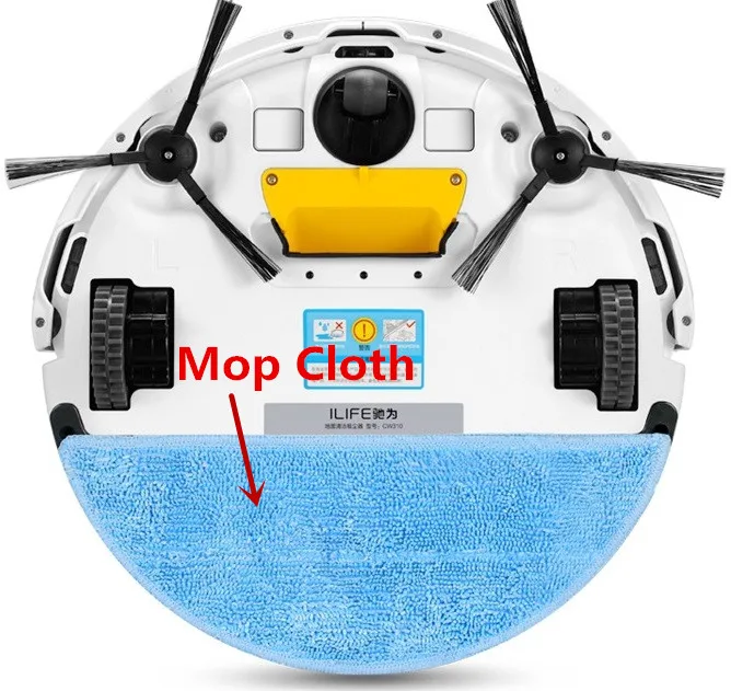 5 pcs CHUWI V3 + V5 PRO V5 CW310 Mop Panno per la Casa chuwi ilife v5 intelligente robot aspirapolvere