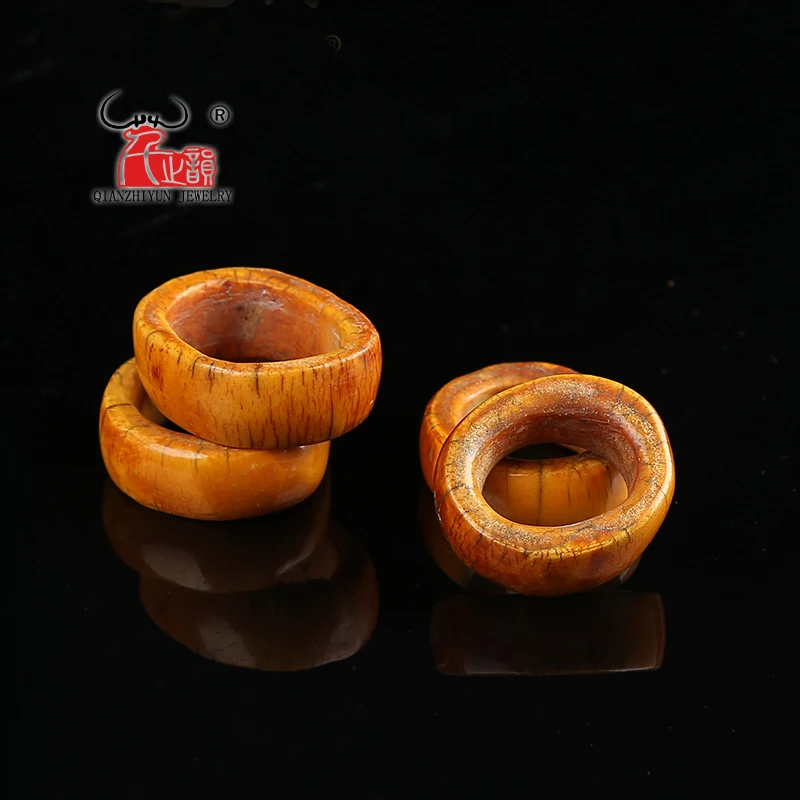 Natural yak bone with the shape circle DIY buddhist Beads for jewelry making