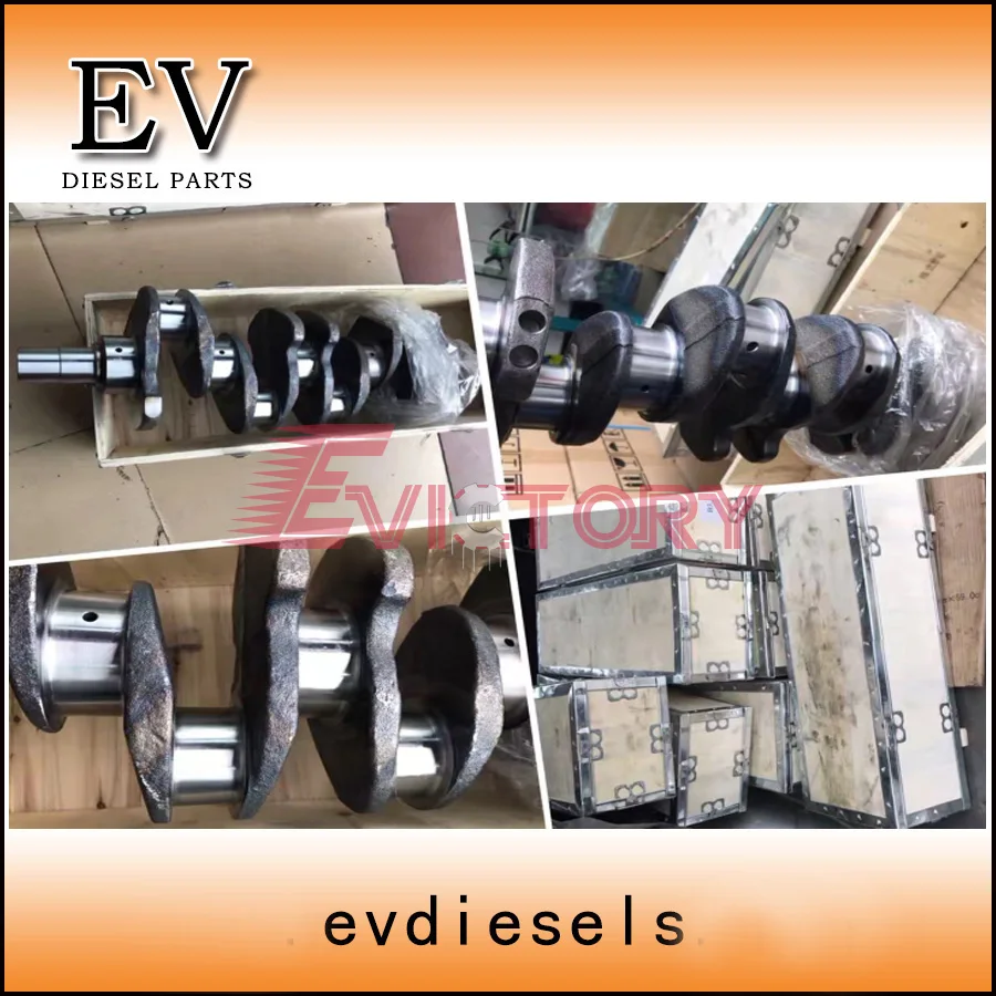 Forging steel made 4D95 S4D95 4D95L crankshaft for Komatsu excavator PC100 PC110 PC120