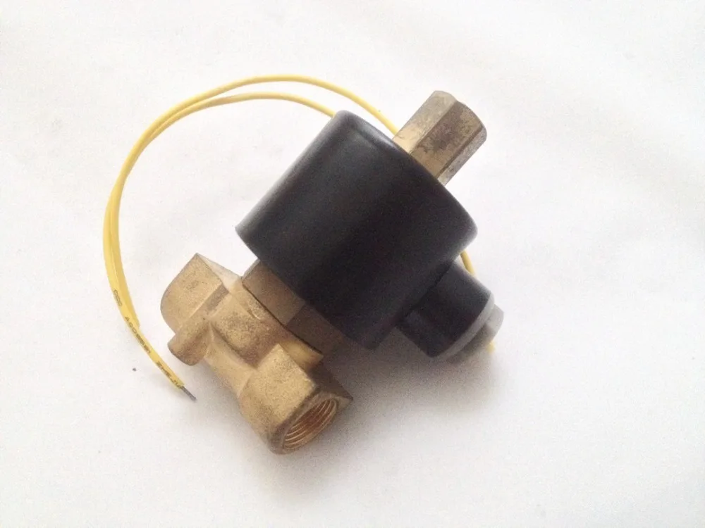 Ar elétrico n/o 110vac 3/8 "da água da válvula solenóide tipo normalmente aberto