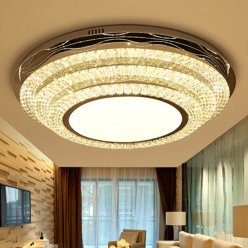 

IWHD K9 Crystal LED ceiling Lamp Bedroom Living Room Lamparas De Techo Modern Ceiling Lighting Fixtures Luminaire Plafonnier