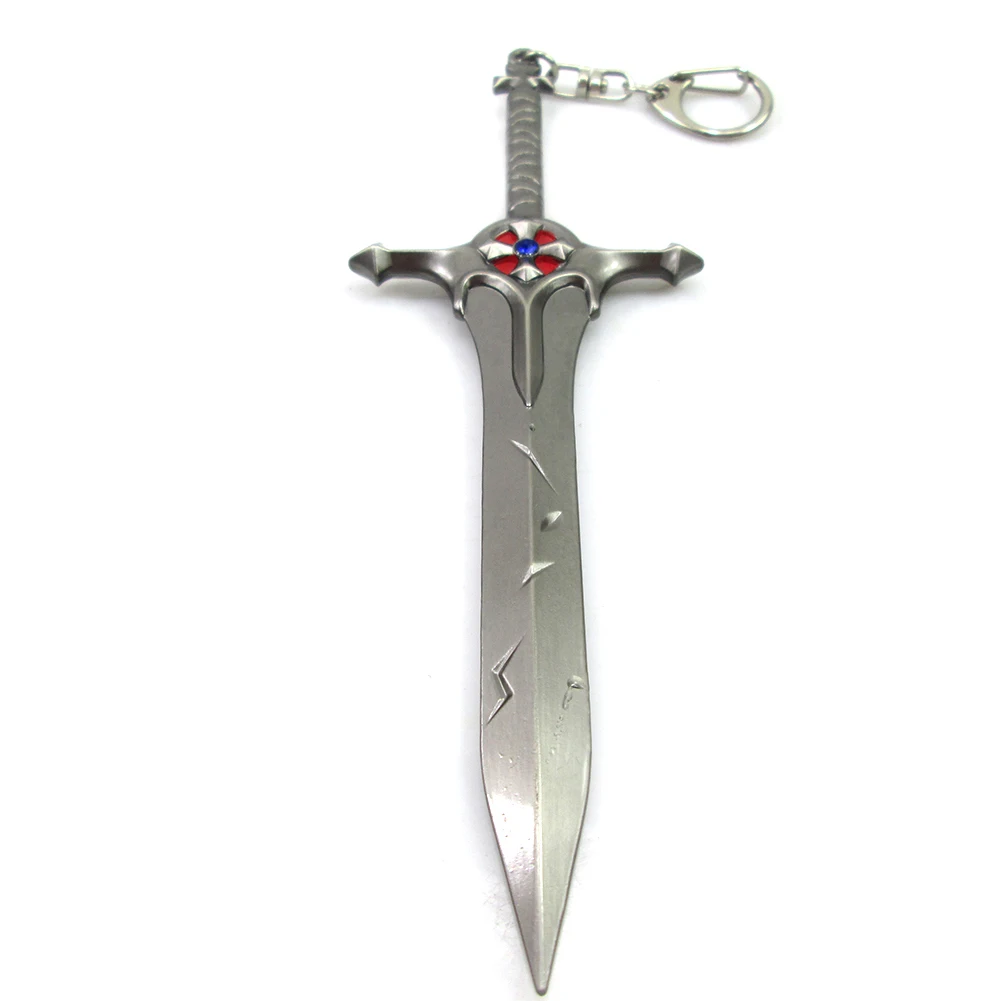 Bsarai God-King Dreadknight Classic THE MIGHT OF DEMACIA Garen 16cm/6.3'' Sword Model Key chain/Ring