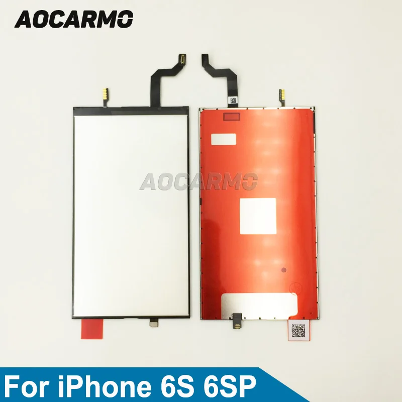 Aocarmo 1pcs/lot LCD Display Backlight Film For iPhone 6S 6SP 4.7'' 5.5'' Touch Screen Back Light Board