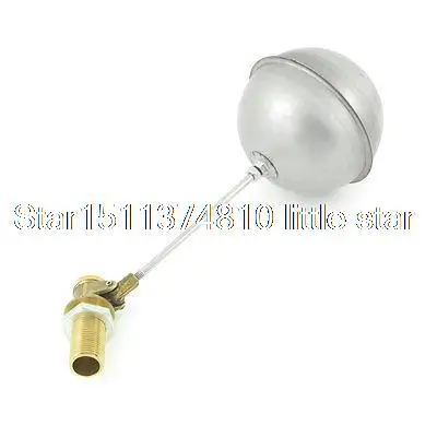 

1/2"PT Male Thread Tank Water Level Sensor Float Ball Valve 105mm Dia