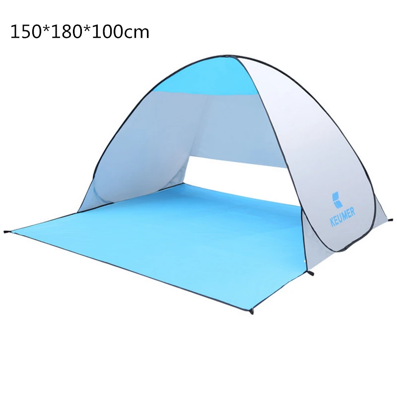 Portable Beach Tent Sun Shade Fishing Shelter Tents Quick Automatic Opening Summer Beach Tent UV Protection Fishing Tent