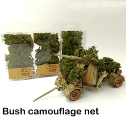 Simulation tree Camouflage Network of Combat Vehicles Miniature model vegetation  Situational Sand Table Making Diy Material