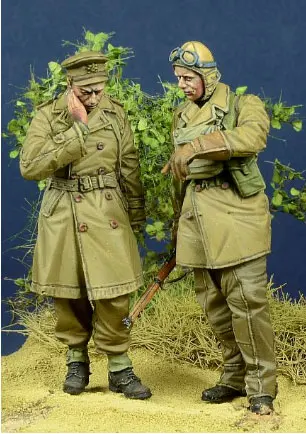 Unlackiert Kit 1/35 BEF Offizier & Versand Reiter soldat figur Historische Figur Harz Kit