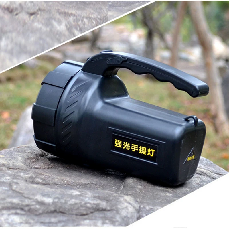 

High Power Portable Spotlight Lantern Searchlight Rechargeable Waterproof Hunting Spotlight Built-in Battery