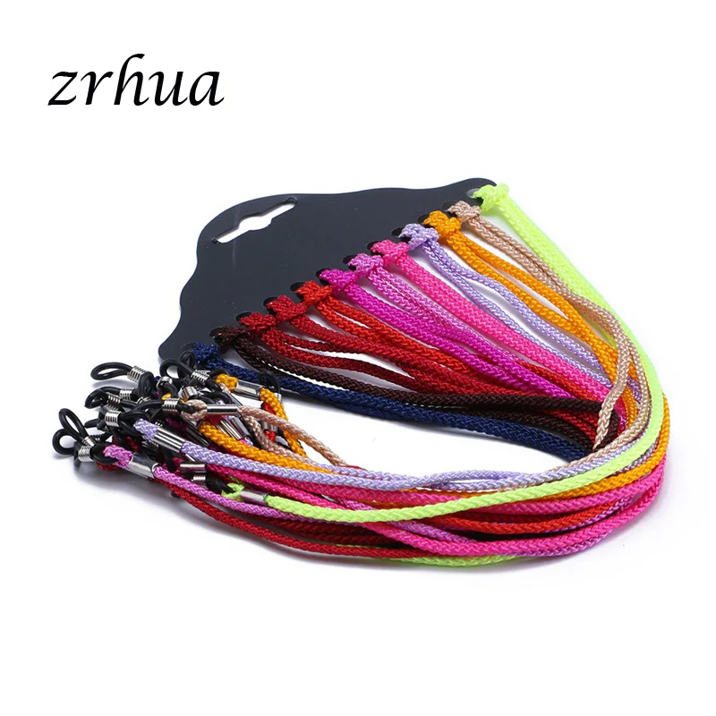 ZRHUA Fashion Women Eyeglass Chains Sunglasses Colorful Glasses Chain Eyewears Cord Holder Neck Strap Rope Accessories 12pcs