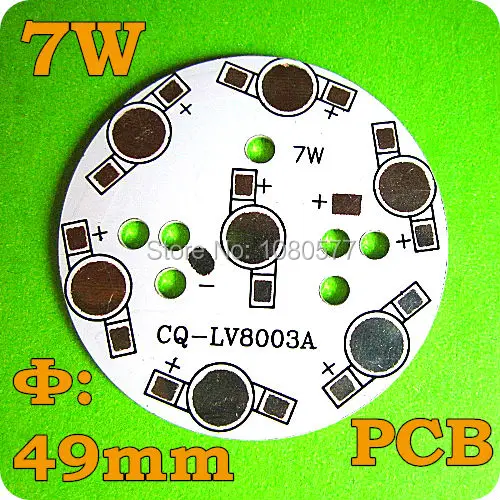 7w 50mm Aluminum base plate, LV8003A High Power LEDs Heat sink lamp plate LED pcb for DIY LED lamp