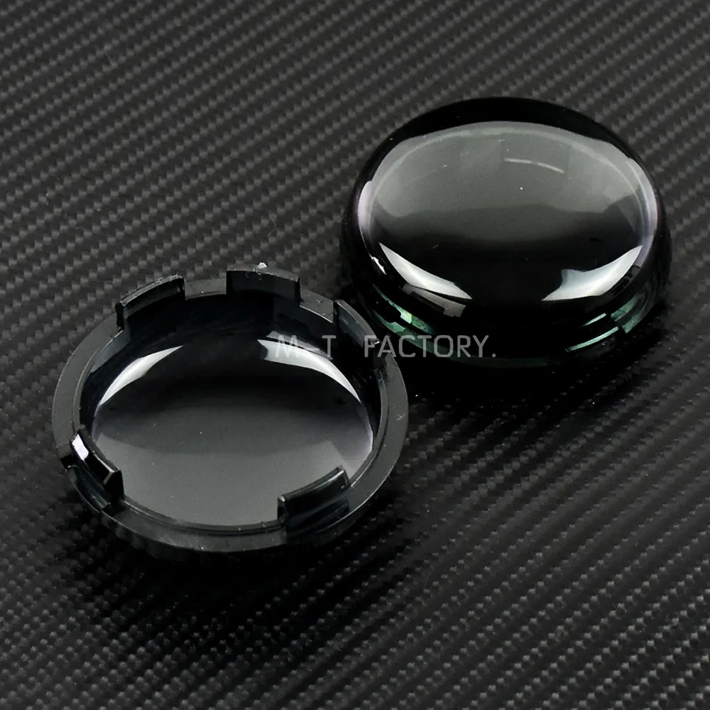 Motorcycle Turn Signal Lens Lenses Indicator Blinker Cover 2 Pcs For Harley Softail Dyna Glide Sportster XL 882 1200 2000-Up