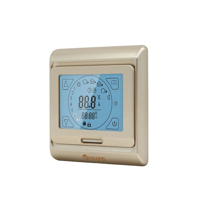 Gratis Verzending Touch Screen Vloerverwarming Thermostaat 16A Programmeerbare Kamer Digitale Temperatuur Controller