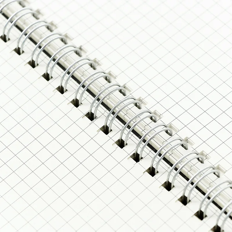 Imagem -02 - Transparente Notebook Linha em Branco Dot Mesh Dentro Business Coil Notebook Material de Escritório Escolar Papelaria a4 a5 a6 Branco