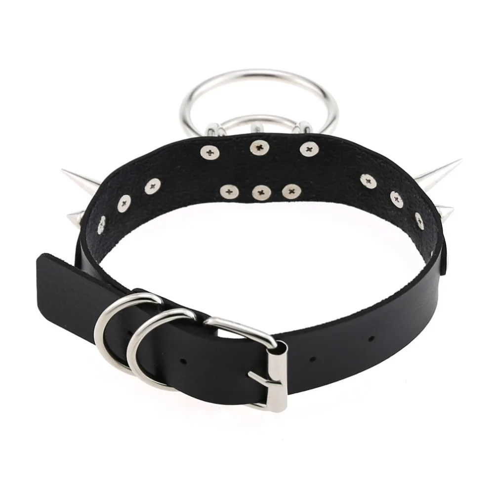 Spiked Choker For Women Men Punk Rock Collar Goth Fashion Necklaces 2021 Leather Studded Choker Girls Harajuku Gothic Jewelry