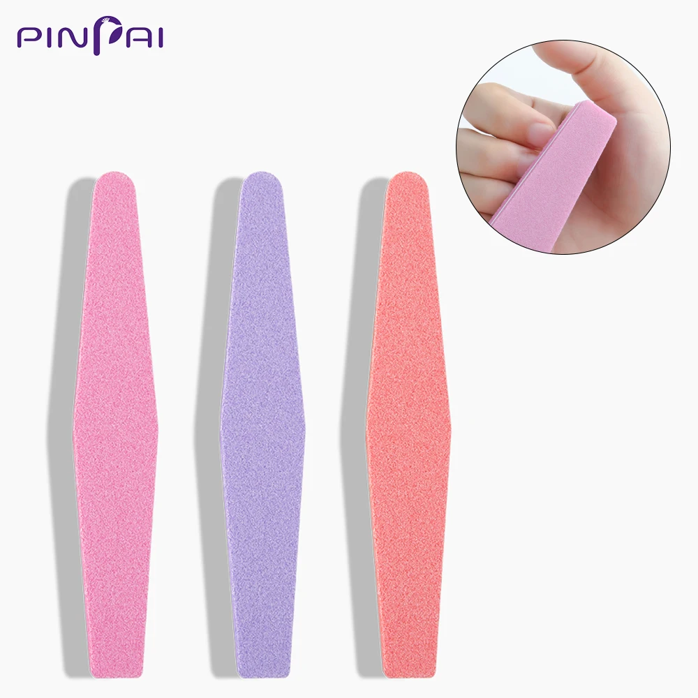 

3 Pcs/Lot Double Side Nail Files Buffer 100/180 Trimmer Buffer lime a ongle Buffing Sanding File Nail Art Manicure Pedicure Tool