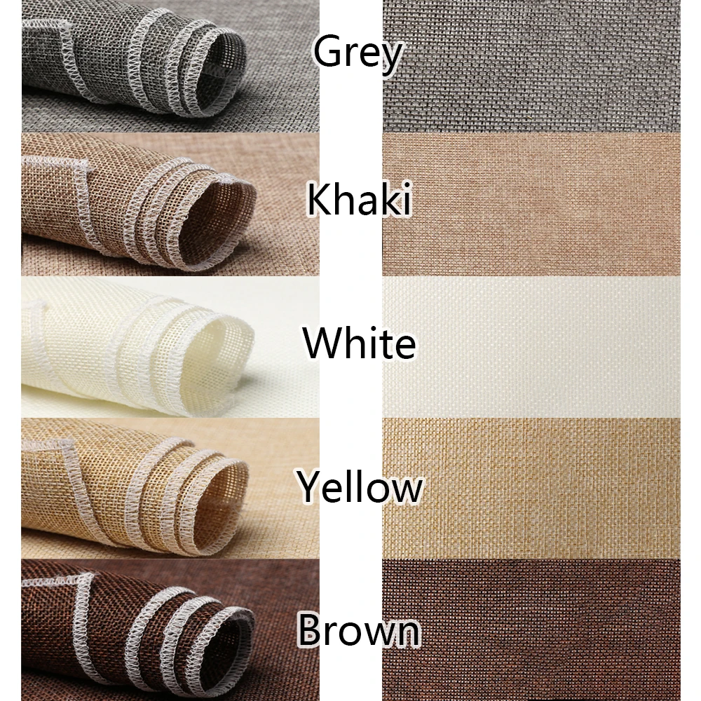 Solid Color Background Cloth Photography Limitation Linen Woven Fabric Vintage Background Props 45*50mm