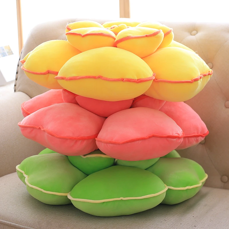 55cm Rose Plush Toys Soft PP Cotton Stuffed Dolls Flower Series Cushions Sleeping Pillows Sofa Decoration Gifts 6 Colors