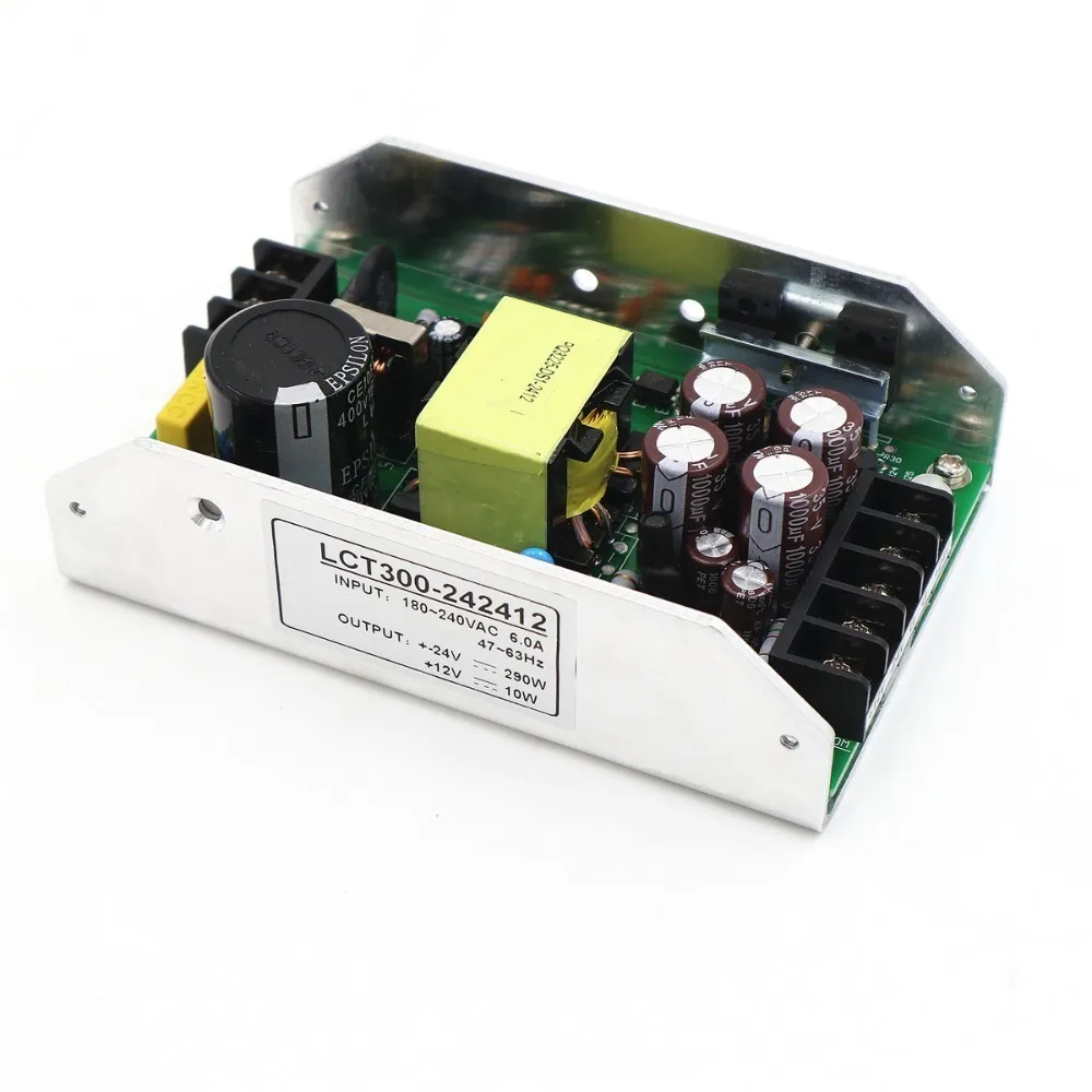 300W Positive and negative DC ± 24V and DC12V power board for MX50 L20 audio amplifier power board instead toroidal transformer