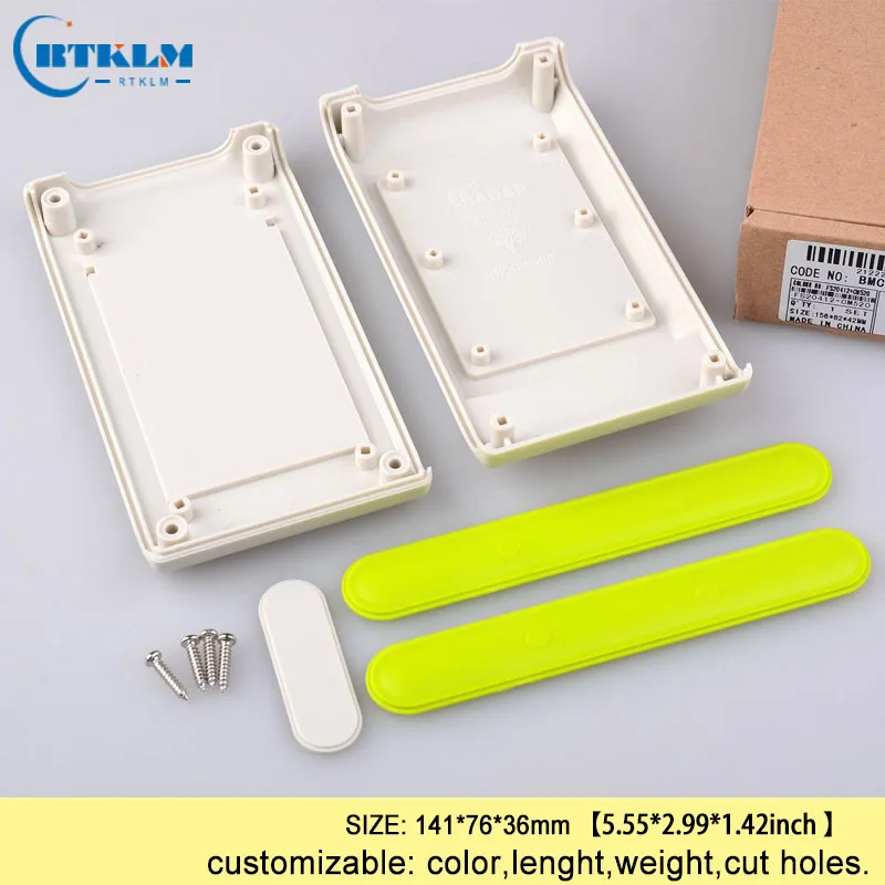 Handheld electric box plastic enclosure abs plastic junction box diy project electronic handheld plastic Desktop box 141*76*36mm