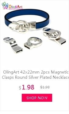 OlingArt 18*10mm 6 Stück/Set Leder-Verschlüsse Keramik-Quadratlochperlen Neuer Topseller Mehrfarbige Mischung DIY Schmuckherstellung Leder – Detail 8