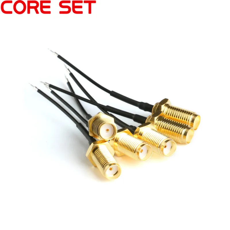 5pcs SMA Connector Cable Female to uFL/u.FL/IPX/IPEX RF Or NO Connector Coax Adapter Assembly RG178 Pigtail Cable 1.13mm IPEX 1