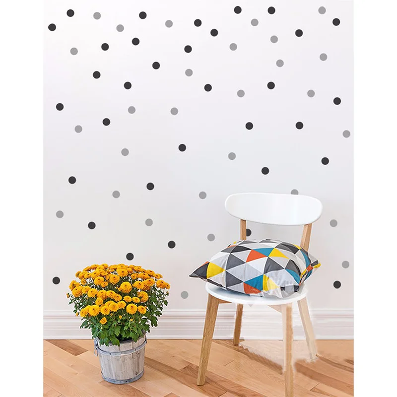 Polka dots Wall Decal DIY 2Color 140 Polka Dot Small Polka Dots Decal Kids wall decoration boys room baby room 1 inch dots