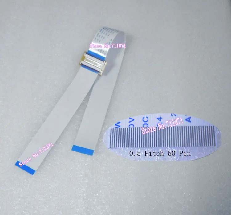 

150mm+250mm Type A type B 0.5 Pitch 50P FFC Extended Adapter 400mm Pitch 0.5 50P Flexible Flat Cable TTL Extension Cord joint