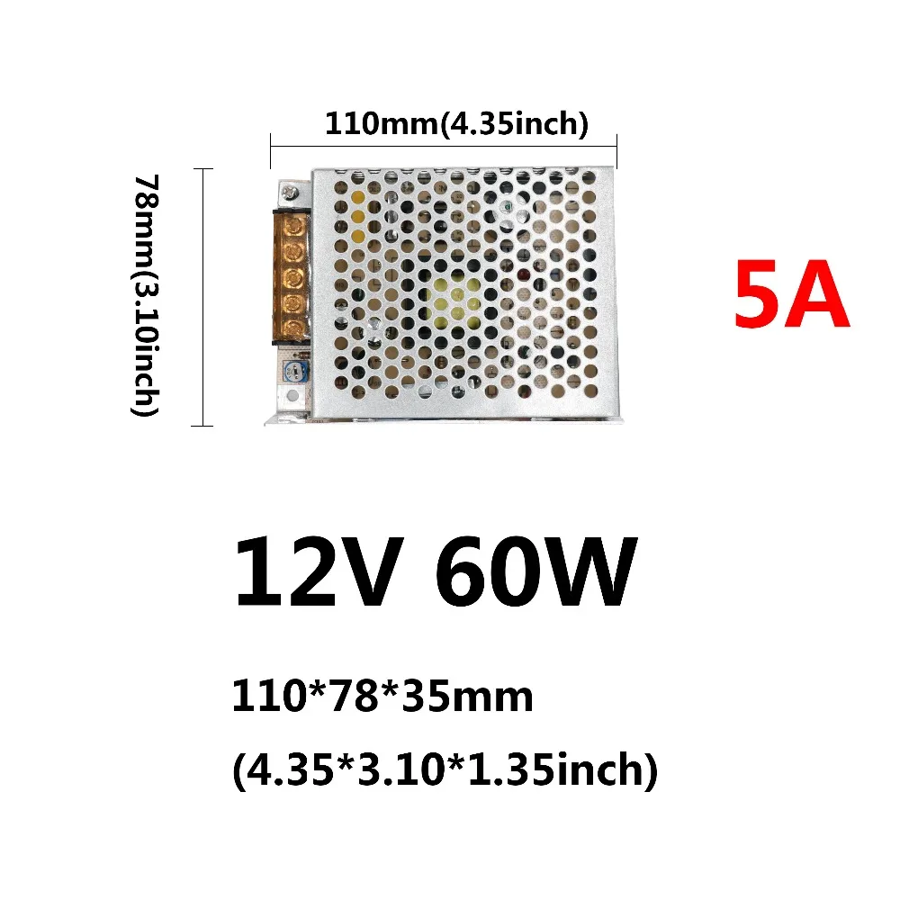 LED-Treiber 220V bis 12V 12W/15W/24W/25W/36W/60W/80W/120W/W für Spannungs regelungs licht transformatoren