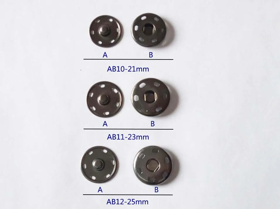 

Wholesale 100sets / lot big metal brass sew on press button snap button fasteners free shipping 2015101402