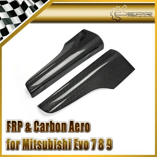 Car Styling For Mitsubishi Evolution EVO 7 8 9 Carbon Fiber Side Skirt Addon Spat