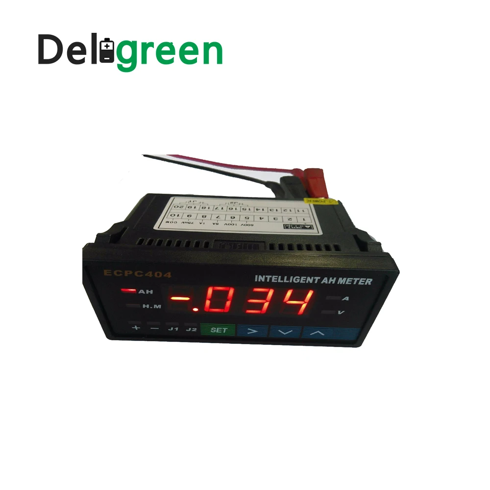 Deligreen Hot seller! Intelligent Amp Hour METER HB404  with Blue /Red Digital Display ECPC404 JLD404 HB404