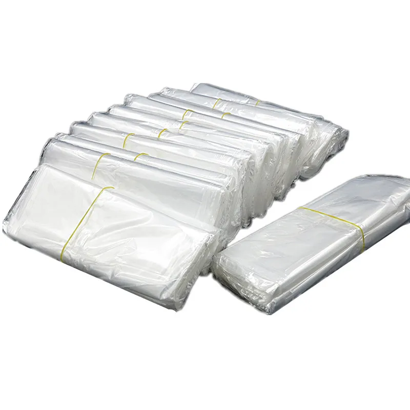 POF 20*50cm Transparent Heat Shrink Bags Plastic Cosmetic Gift Box Packaging Film Bag Heat Shrink Industrial Bag Wrapping Materi