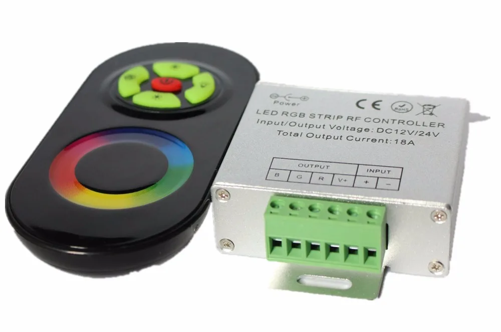 2016 new Wireless RF SMD RGB led strip light Touch Dimmer Remotely Controller, DC strips remote control for RGB LED Strip Light