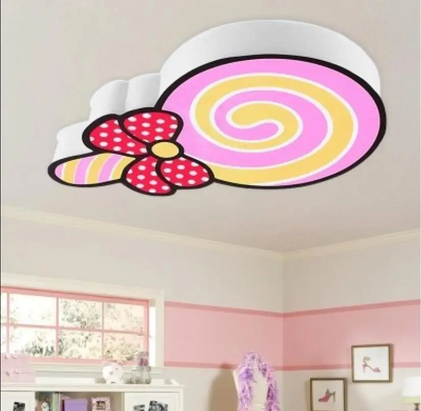 iron  acrylic PVC diameter: 53 cm high: 55 cm Children lamp bedroom sweet LED penguin light material for metallic  Ceiling Light