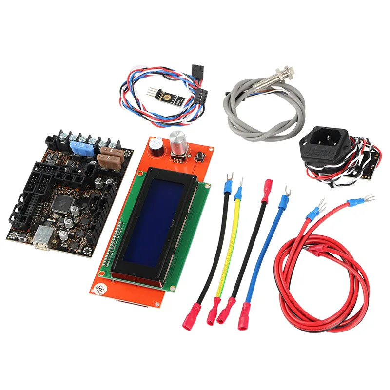 

TMC2130 driver Einsy rambo1.1a motherboard +2004LCD display+filament sensor +PINDA V2+power panic for Prusa i3 MK3 3d printer