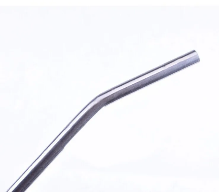 Hot sell  200pcs Stainless Steel Straw Steel Drinking Straws 8 inch 10g lin2345