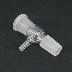 24/29 Joint Female to Male Laborotary Glass Transfer Gas Adapter 11mm hose connection