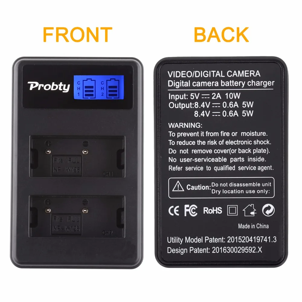 NP-W126 Kamera Batterie Bateria Batterie AKKU + LCD USB Ladegerät für Fuji film FinePix HS30EXR HS33EXR X-Pro1 X-E1 X-E2 X-M