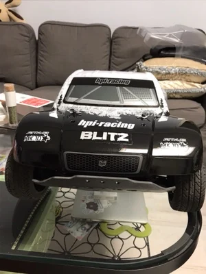 1/10 Truggy truck RC Car HPI RACING BLITZ 109876 SKORPION PAINTED BODY 1/10 Short Course car