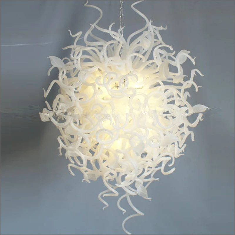 

Simple Designed Blown Glass LED Chandelier Hand Blown Glass Crystal Chandelier