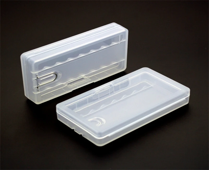 1000pcs/lot 7x AAA Battery Storage Box Empty Transparent Hard Plastic full Case Cover Holder Container Bag Case Organizer Boxes