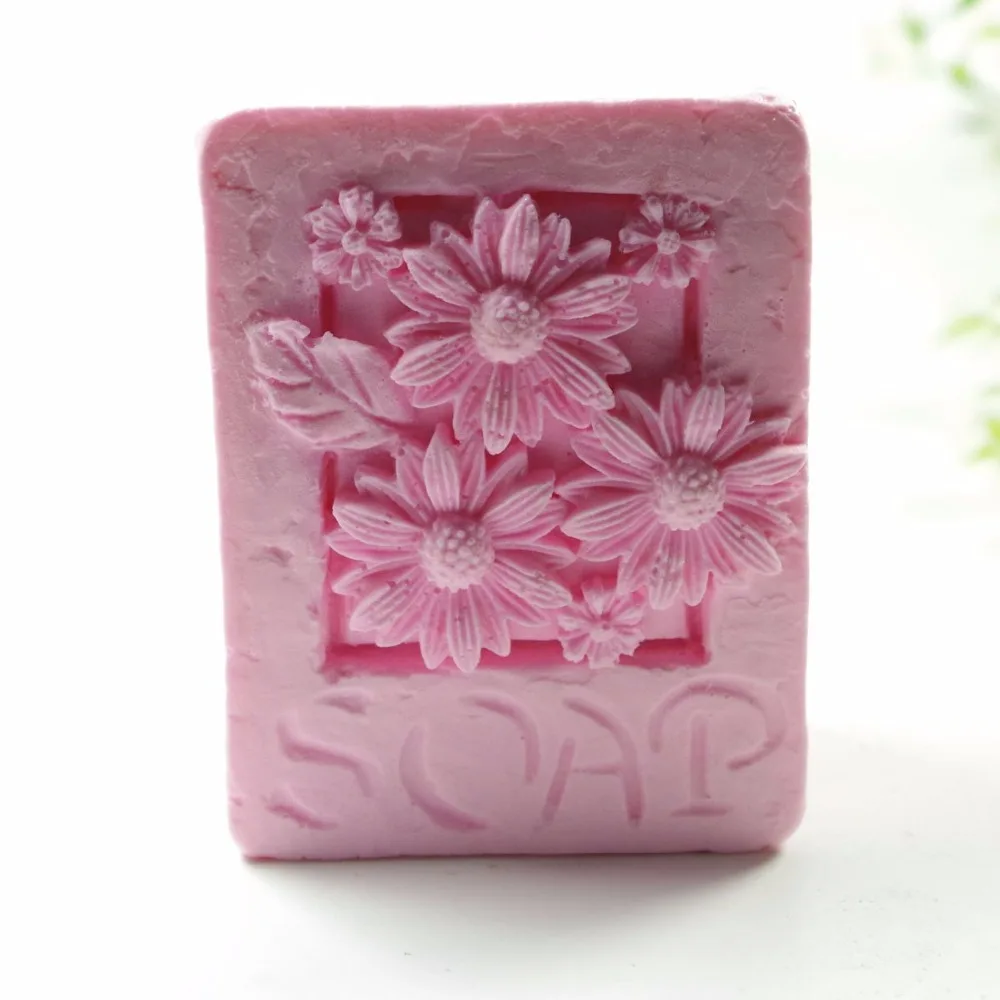 Sunflower Mould Craft Art Silicone 3D Soap Mold Craft Molds DIY Handmade Candle Molds S418