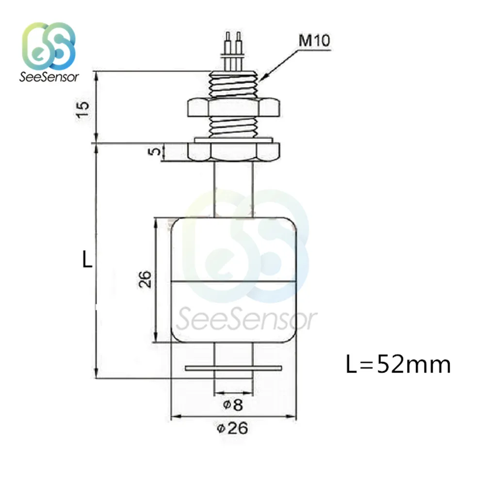 Liquid Water Level Sensor Float Switches Flow Measuring Instruments Tools for Fish Tank Sensor Switch